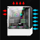 HUANANZHI Gaming PC X99-AD4 Motherboard Xeon 2678 V3 2680 V4 CPU Cooler 4*16G RAM 500G M.2 SSD GPU GTX1660 6GD5 750W PSU PC Case