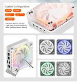 Topton Gaming Mini Computer D7 AMD Ryzen 9 7940HS ES Oculink 2*2.5G LAN 2*PCIe 2*DDR5 USB4 Windows 11 Colorful Desktop PC WiFi6