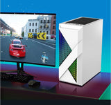 HUANANZHI Gaming PC X99-AD4 Motherboard Xeon 2678 V3 2680 V4 CPU Cooler 4*16G RAM 500G M.2 SSD GPU GTX1660 6GD5 750W PSU PC Case