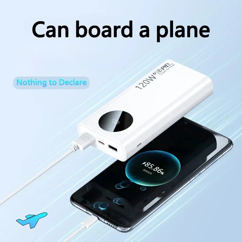 MAOLEI KJ-K30 20000mAh 120W Fast Charge Power Bank Type C USB External Battery for iPhone15 Pro Xiaomi 14 Samsung S23 Powerbank