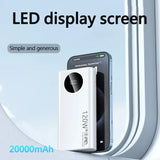 MAOLEI KJ-K30 20000mAh 120W Fast Charge Power Bank Type C USB External Battery for iPhone15 Pro Xiaomi 14 Samsung S23 Powerbank