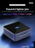 i9 13900H i7 13800H 13th Gen Intel Gaming Mini PC 2*DDR5 2*PCIe 2*2.5G LAN Firewall PC Windows 11 Office Mini Computer WiFi6E