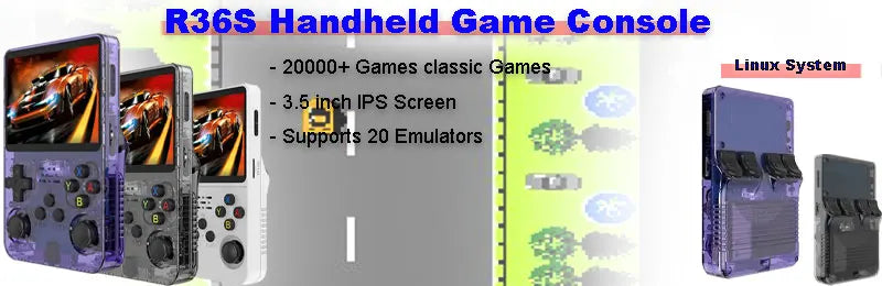 K10 Ultra Thin Handheld Game Console Built-in 500 Classic Games 2.4 Inch Mini Video Games Player Gaming Toy for Kids