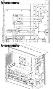 Barrow Distroplate for Lian Li PC-O11 Dynamic Case LLO11-SDB V1 Water Cooling System for PC Gaming 5V 3PIN ARGB Waterway Board