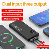 MAOLEI  KJ-K7Portable power bank，Compatible with Apple, Huawei, Xiaomi，Oppo fast charging，10000mAh，Bidirectional fast charging