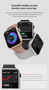 NEW 2024 Smart Watch Wireless Charging Smartwatch Bluetooth Calls Men Women Watches Fitness Bracelet Custom Watch Face