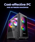 Aotesier Gaming PC core A8 7680CPU 8G/16G RAM 500G SSD Win10 Pro Key Assembly Machine Cheap Gaming Desktop Computer pc gamer