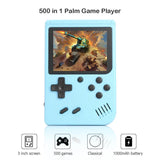 500 Classic Games Handheld Game Console Portable Retro Video Game 3.0 Inch LCD Screen Long Hours Gamepad for Kids Birthday Gifts