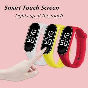 2024 Latest Cartoon Unicorn Children Smart Watch Waterproof Outdoor Sports Bracelet Kids LED Digital Electronic Watches Gifts