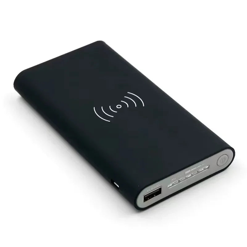 10000mAh Two-Way Wireless Fast Powerbank For iPhone Samsung，Portable Charger Mobile power supply Type-C External Battery