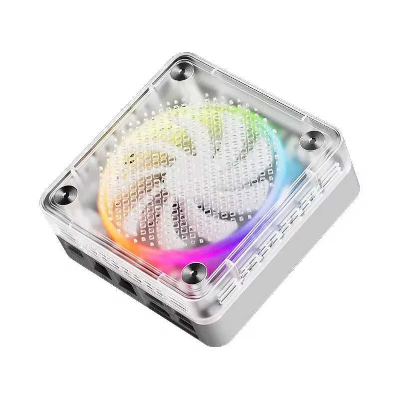 Topton Gaming Mini Computer D7 AMD Ryzen 9 7940HS ES Oculink 2*2.5G LAN 2*PCIe 2*DDR5 USB4 Windows 11 Colorful Desktop PC WiFi6