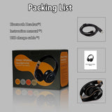 HIFI Stereo Earphones Bluetooth Headphone Music Headset FM and Support SD Card with Mic for Mobile Xiaomi Iphone Sumsamg Tablet