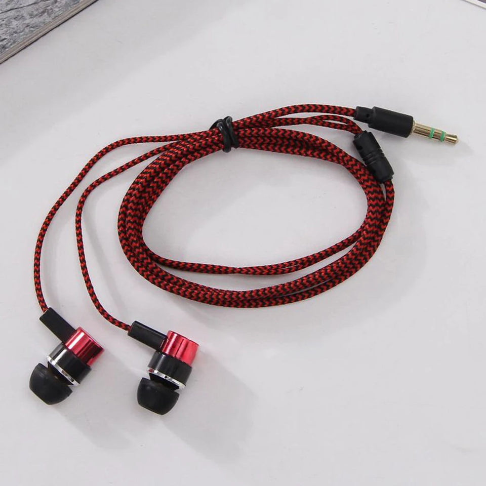 3.5mm Wired Headphones 2 Basic In-Ear Stereo Earbuds Mobile earphones Superb Bass Stereo Effect Headset