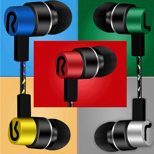 3.5mm Wired Headphones 2 Basic In-Ear Stereo Earbuds Mobile earphones Superb Bass Stereo Effect Headset