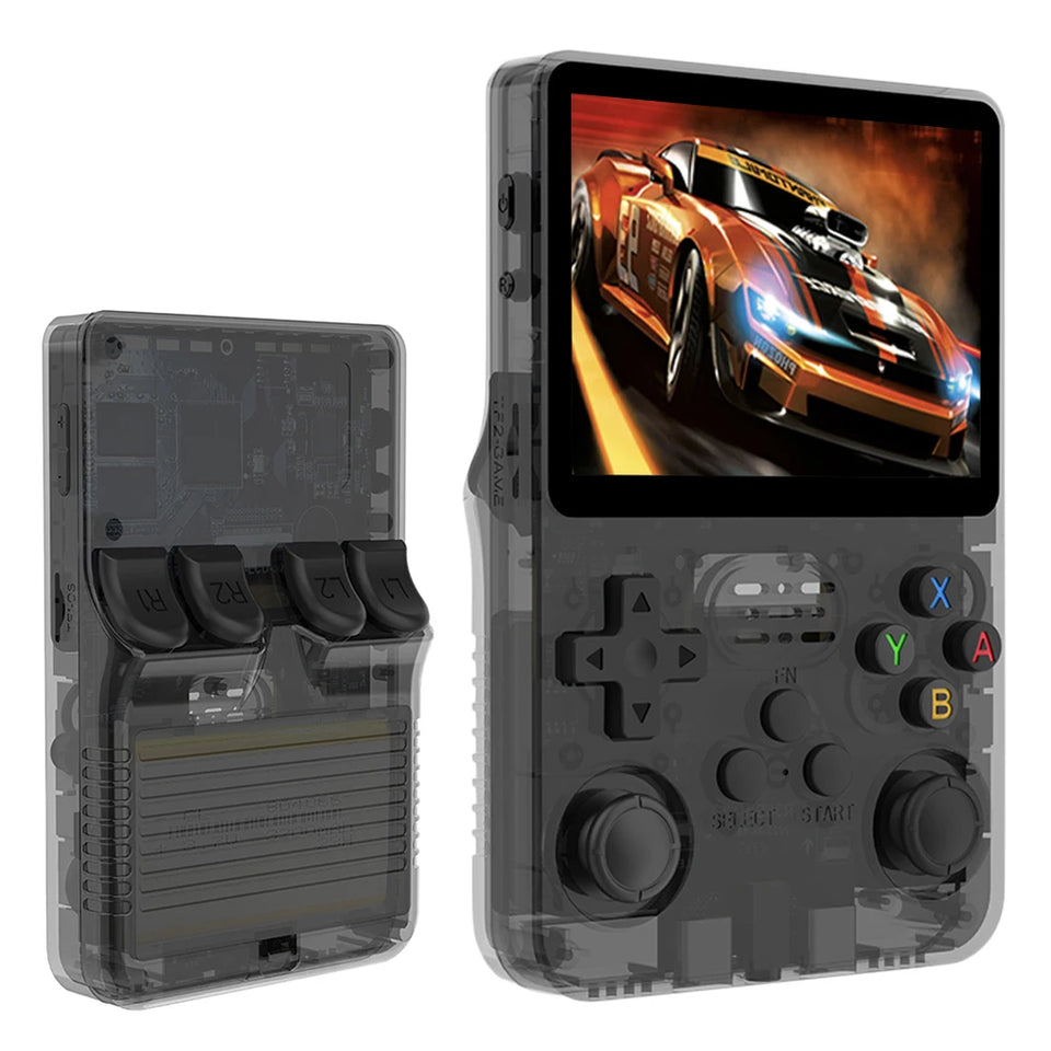 R36S Retro Handheld Video Game Console Linux System 3.5 Inch IPS Screen Handheld Game Players 10000 Games Gift for Kids Adults