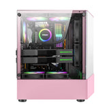 HUANANZHI Gaming PC X99-AD4 Motherboard Xeon 2678 V3 2680 V4 CPU Cooler 4*16G RAM 500G M.2 SSD GPU GTX1660 6GD5 750W PSU PC Case
