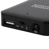 Portable Power Bank Case USB 4 AA Battery External Emergency Charger Case With LED Light For Cell Phone