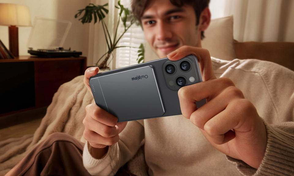 Magnetic Power Bank 5000mAh, Wireless Portable Charger, 20W Fast Charging Battery Pack with USB-C,Compatible iPhone Samsung