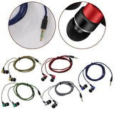 Wired Headphones With Mic In-ear Sports Headphone 3.5 Mm Audio Jack In-Ear Stereo Earbuds Mobile Headphones For Phone Pc