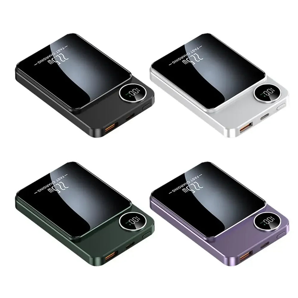 Magnetic Qi Wireless Power Bank PD 20W Fast Charging 20000mAh Portable Powerbank for IPhone 15/14/13/12 Xiaomi Huawei Samsung