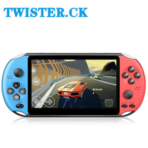 X12 Retro Handheld Game Console 5.1Inch HD Screen Portable Audio Video Player Supports 128-bit Games With More Than 2,000 Titles