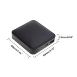 Power Bank 8000mAh Mini Square Charger USB Port External Charger for Smartphone Pinhole Light Display Power Bank