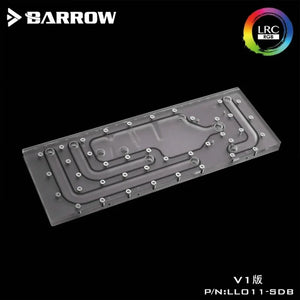 Barrow Distroplate for Lian Li PC-O11 Dynamic Case LLO11-SDB V1 Water Cooling System for PC Gaming 5V 3PIN ARGB Waterway Board