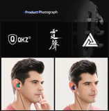 Original QKZ AK6 HiFi Wired EarphoneRace Sport Headphone Bass Stereo Noise Reduction Headset MusicEarbuds  In Ear With Mic