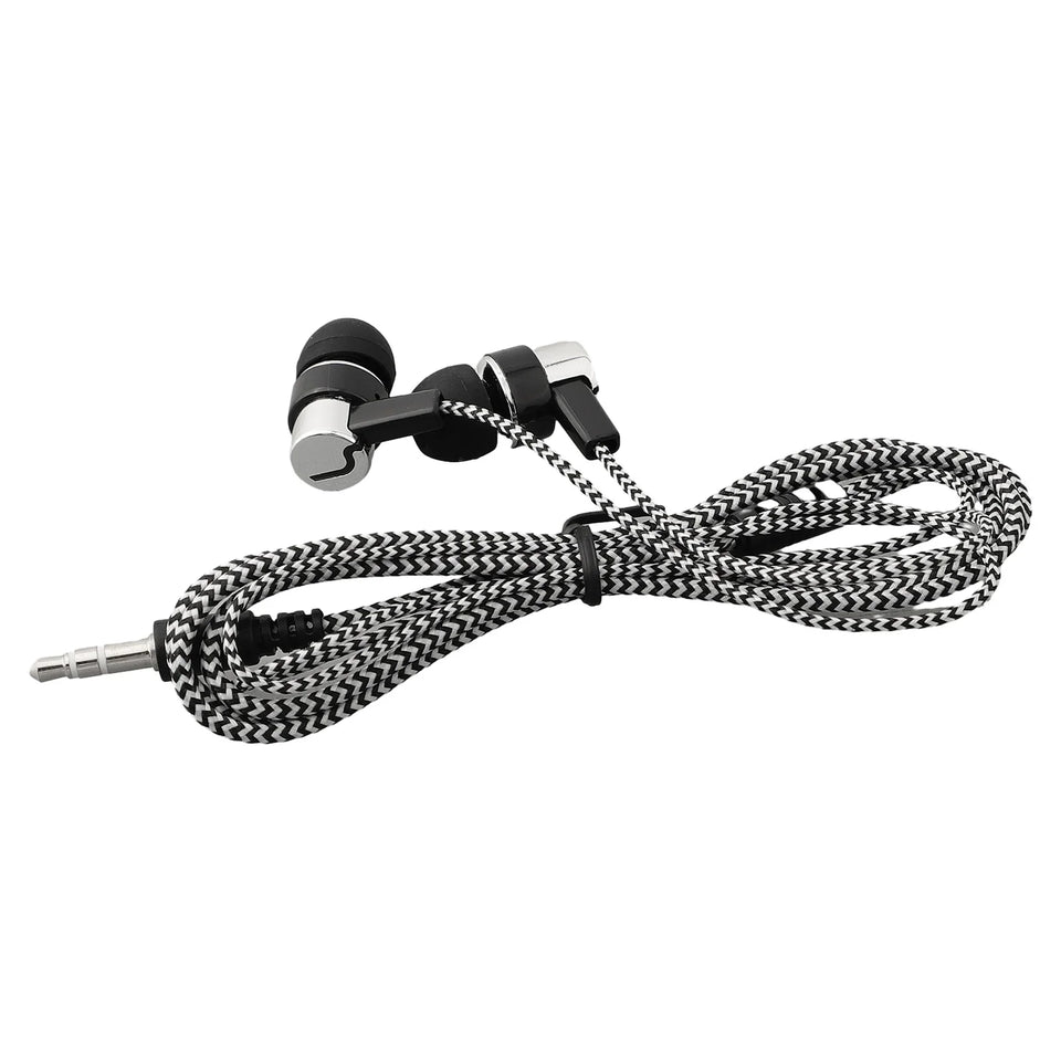 Wired Headphones With Mic In-ear Sports Headphone 3.5 Mm Audio Jack In-Ear Stereo Earbuds Mobile Headphones For Phone Pc