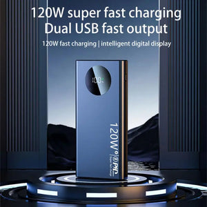 120w Super Fast Charging 100000mAh Power Bank Ultralarge Capacity For Mobile Power External Battery For Iphone Xiaomi Samsung