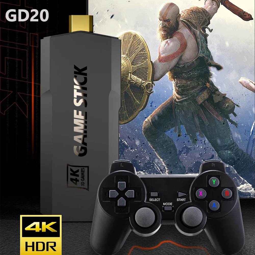 Retro Game Console Video Game Device 256G 70000 Games HD Output Juegos Retro Consola 4K Game Stick GD20