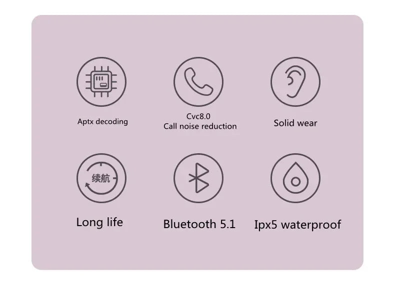Original Air Pro 6 TWS Wireless Headphones Fone Bluetooth Earphones Mic Pods InEar Earpods Pro6 Earbuds sport Headset For Xiaomi